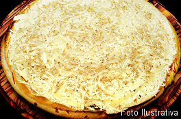 Pizza de Cocada Branca