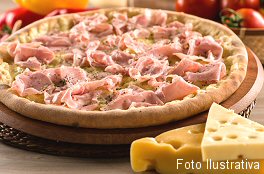 Pizza de Presunto